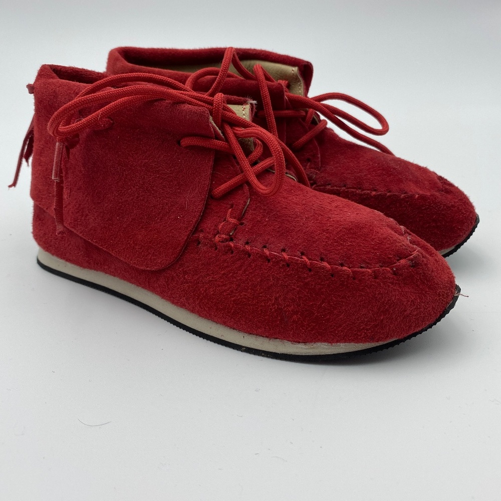 AKID Red Moccasins